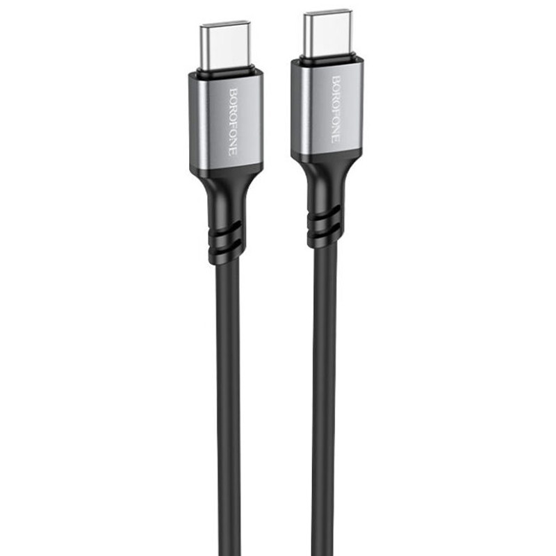 Дата кабель Borofone BX83 Famous PD60W Type-C to Type-C (1m) Black
