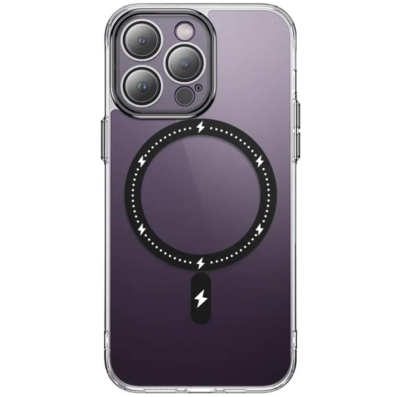 Чохол TPU+PC Colorful with Magnetic Fit для Apple iPhone 12 Pro Max (6.7") Black