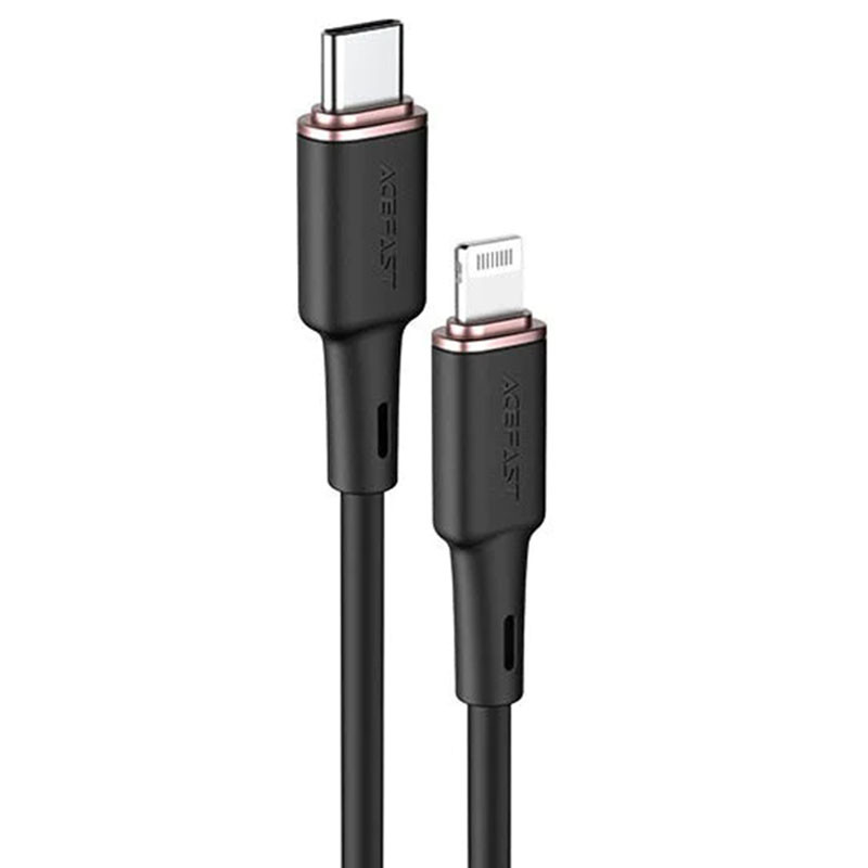 Дата кабель Acefast C2-01 Type-C to Lightning 30W (1.2m) Black