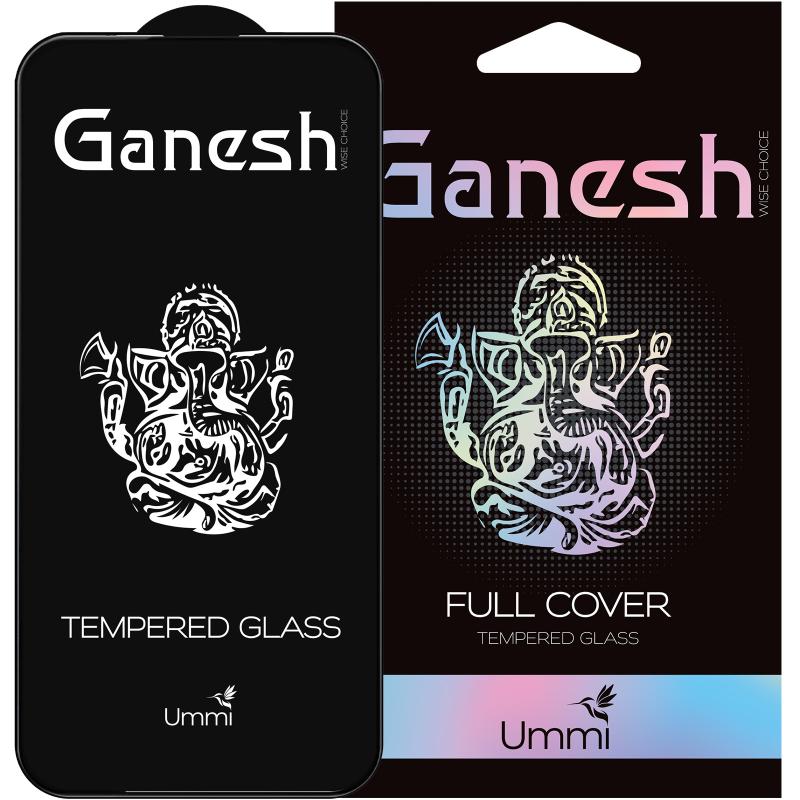 Захисне скло Ganesh (Full Cover) для Apple iPhone 13 Pro Max / 14 Plus (6.7") Чорний