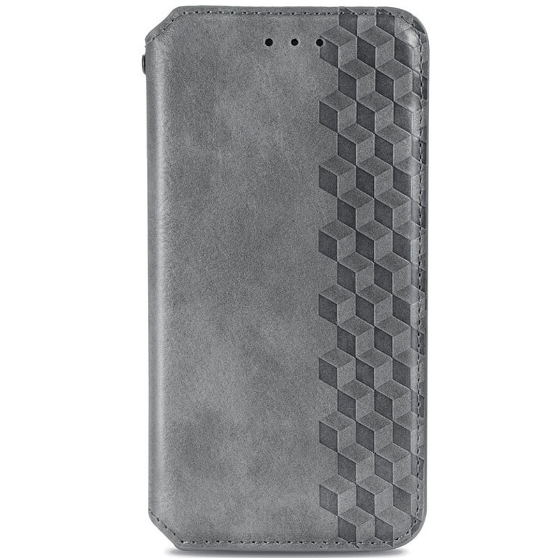 Шкіряний чохол-книжка GETMAN Cubic (PU) для Xiaomi 13 Pro Сірий