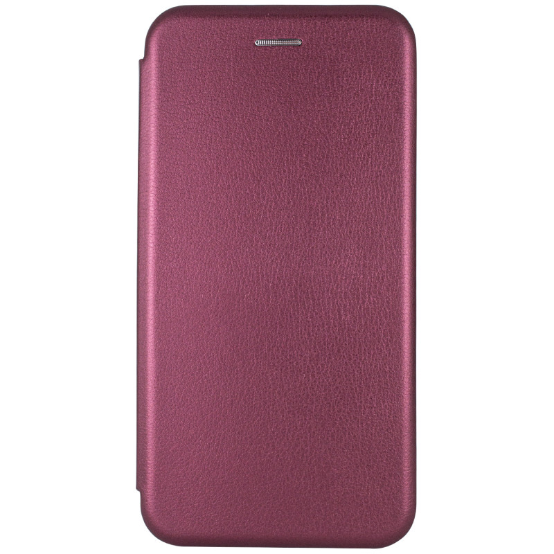 Шкіряний чохол-книжка Classy для Xiaomi Redmi 6 Бордовий