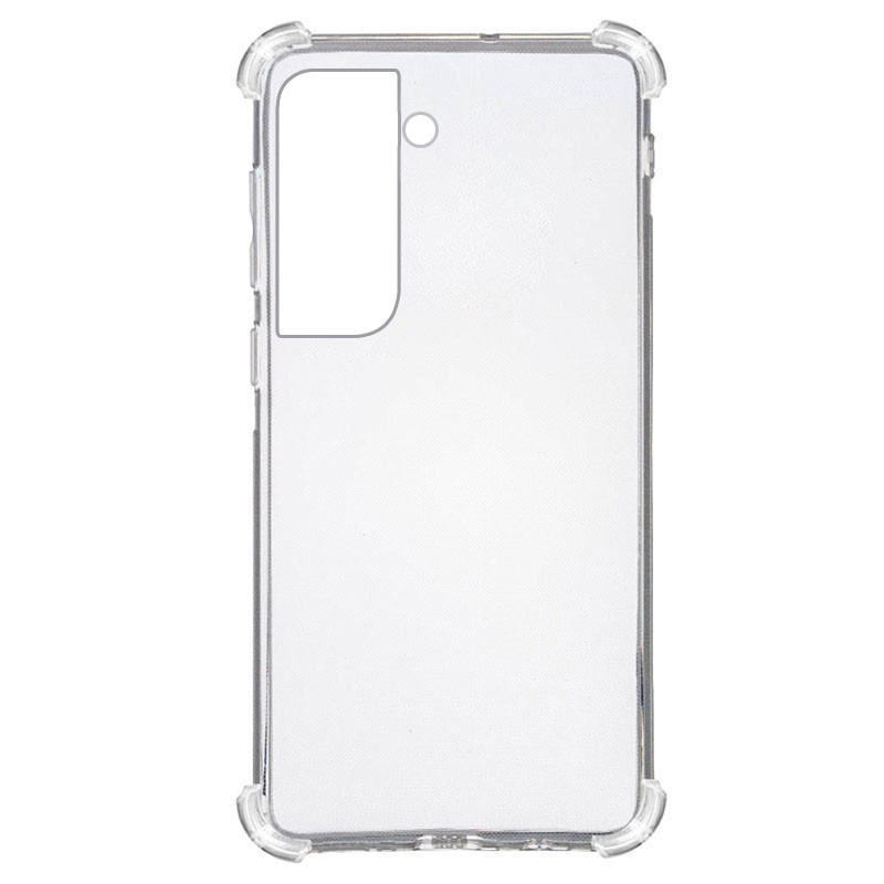 TPU чохол GETMAN Ease logo посилені кути для Samsung Galaxy S21+ Безбарвний (прозорий)