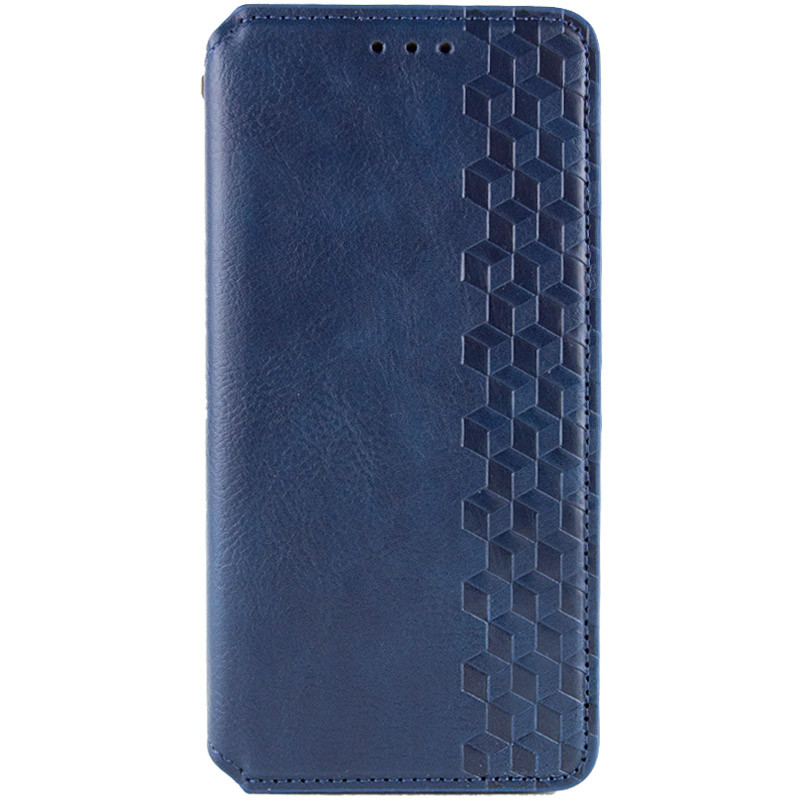 Шкіряний чохол-книжка GETMAN Cubic (PU) для Samsung Galaxy A05s Синій