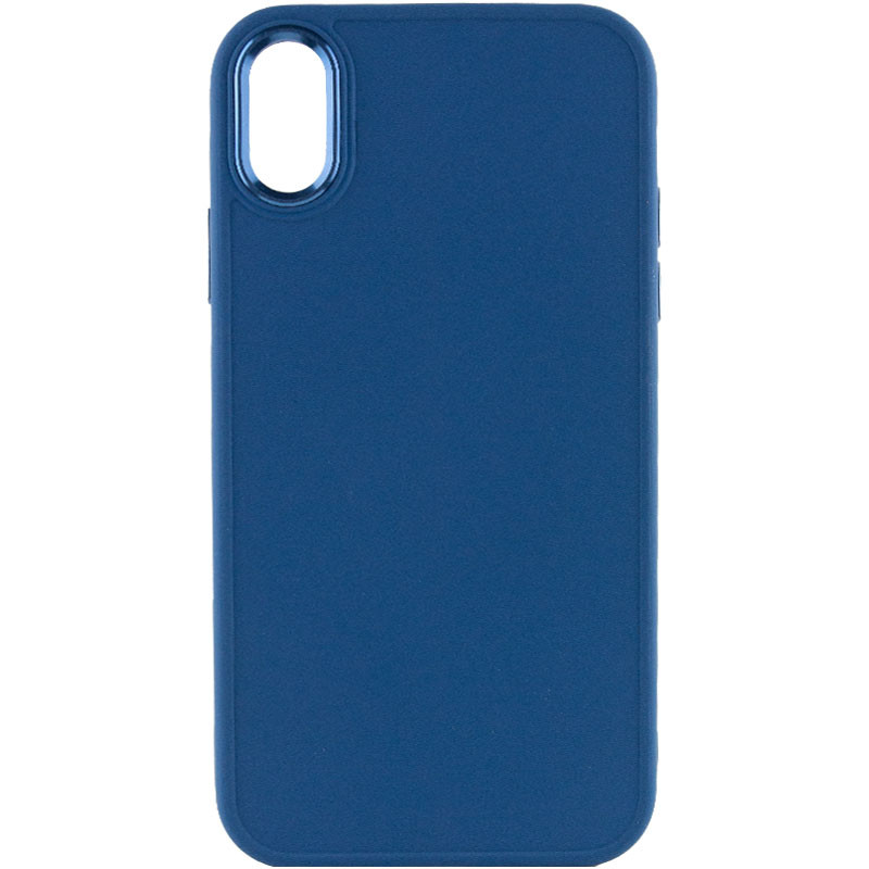 TPU чохол Bonbon Metal Style для Apple iPhone XS Max (6.5") Синій / Denim Blue