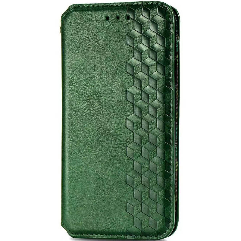 Шкіряний чохол-книжка GETMAN Cubic (PU) для Xiaomi Redmi Note 9 / Redmi 10X Зелений