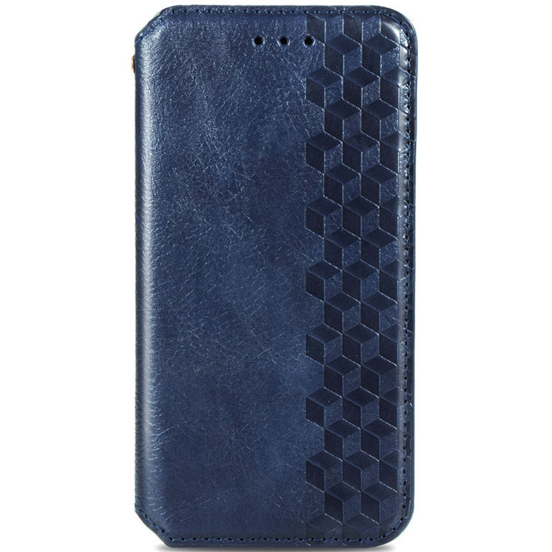Шкіряний чохол-книжка GETMAN Cubic (PU) для Samsung Galaxy A12 / M12 Синій