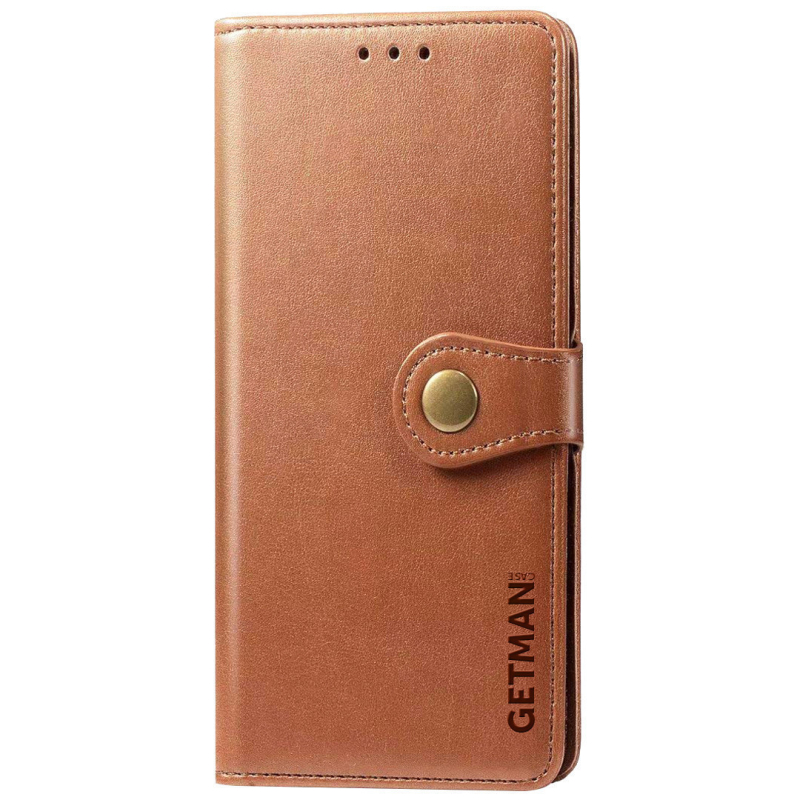 Шкіряний чохол-книжка GETMAN Gallant (PU) для Samsung Galaxy A05s Коричневий