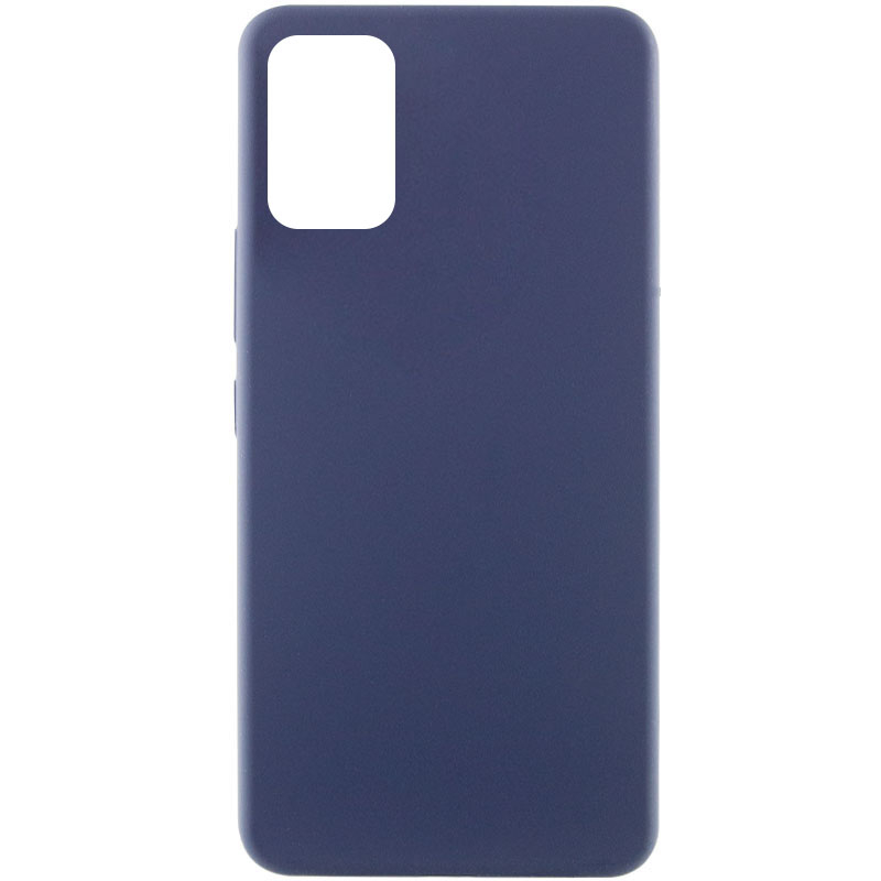 Чохол Silicone Cover Lakshmi (AAA) для Samsung Galaxy A51 4G Темно-синій / Midnight blue