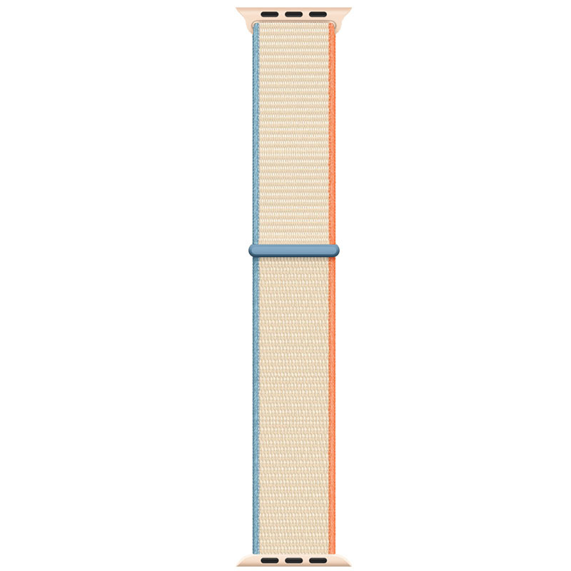 Ремінець Nylon для Apple Watch 38/40/41/42mm(ser.10) Бежевий / Cream