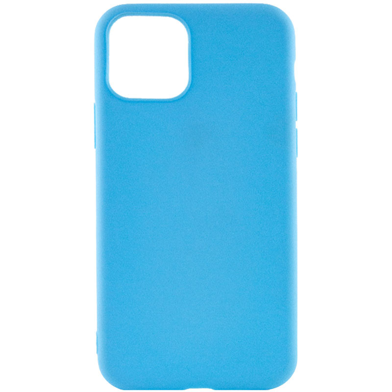 Силіконовий чохол Candy для Apple iPhone 12 Pro Max (6.7") Блакитний