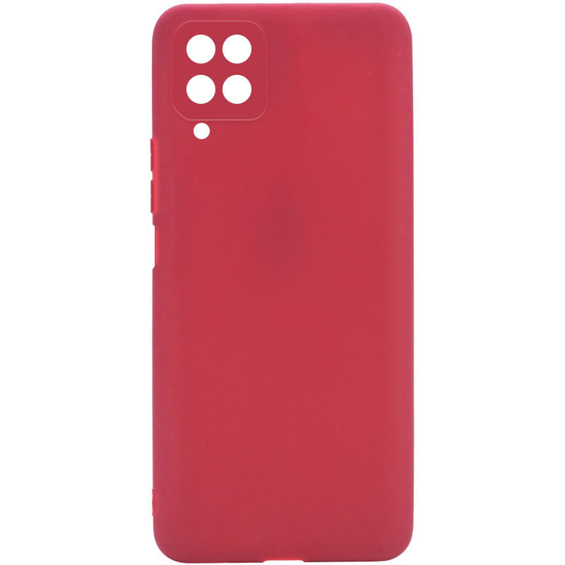 Силіконовий чохол Candy Full Camera для Samsung Galaxy M33 5G Червоний / Camellia