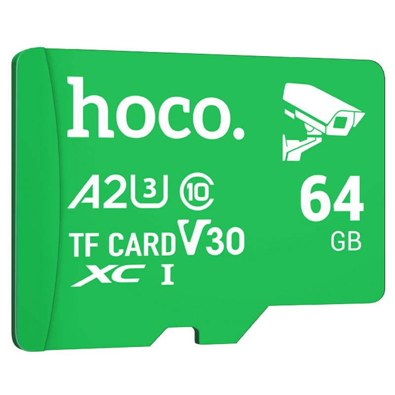 Карта пам'яті Hoco microSDXC Class 10 - 64GB (без адаптера) Green