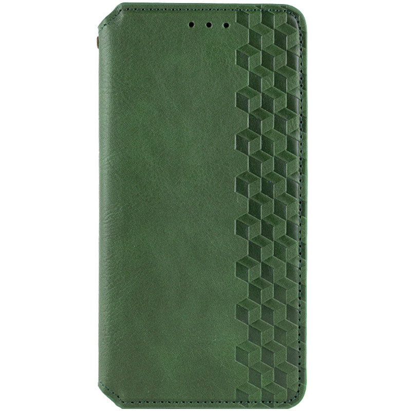 Шкіряний чохол-книжка GETMAN Cubic (PU) для Xiaomi Poco F5 / Note 12 Turbo Зелений