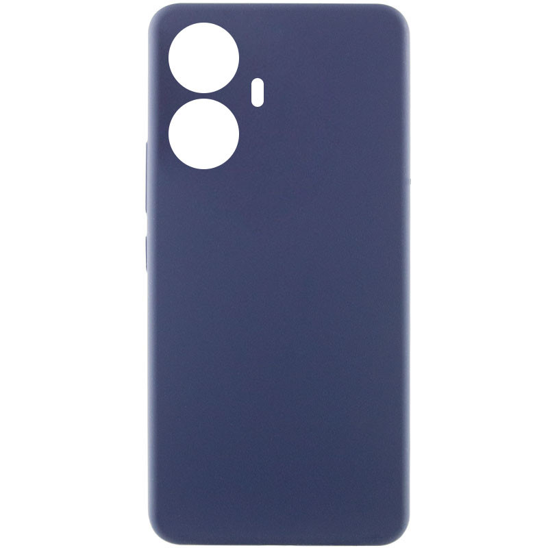Чохол Silicone Cover Lakshmi Full Camera (AAA) для Realme 10 Pro+ Темно-синій / Midnight blue