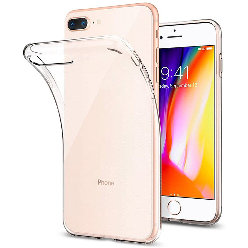 TPU чохол Epic Transparent 1,5mm для Apple iPhone 7 plus / 8 plus (5.5") Безбарвний (прозорий)