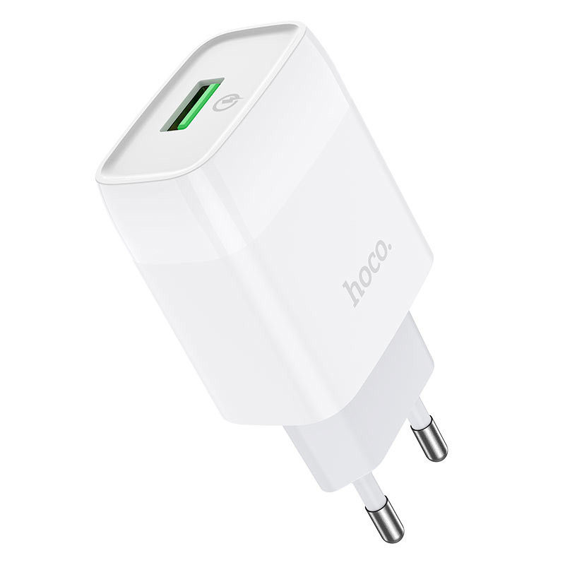 МЗП Hoco C72Q Glorious QC3.0 18W (1USB-A) Білий
