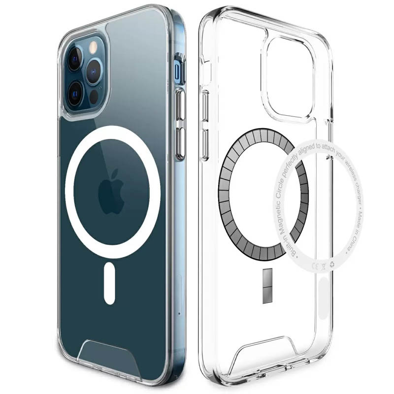 Чохол TPU Space Case with Magnetic Fit для Apple iPhone 11 Pro (5.8") Прозорий
