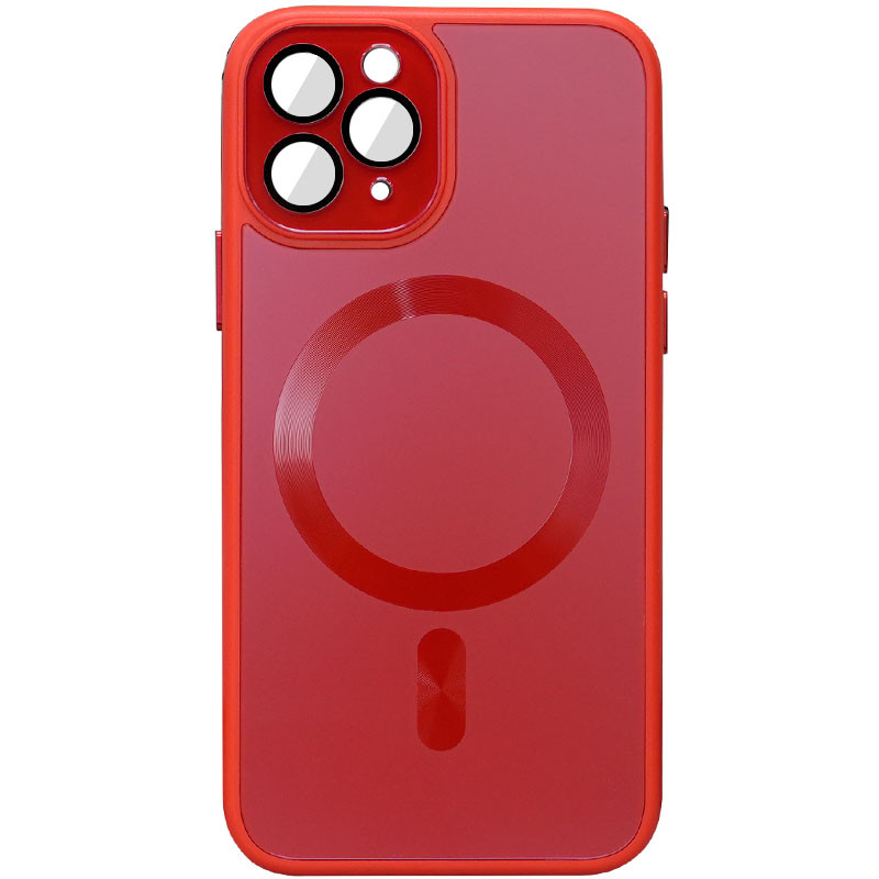 Чохол TPU+Glass Sapphire Midnight with Magnetic Fit для Apple iPhone 13 Pro (6.1") Червоний / Red