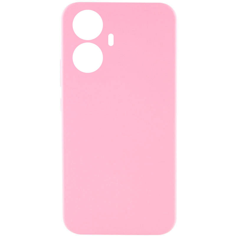 Чохол Silicone Cover Lakshmi Full Camera (AAA) для Realme 10 Pro+ Рожевий / Light pink