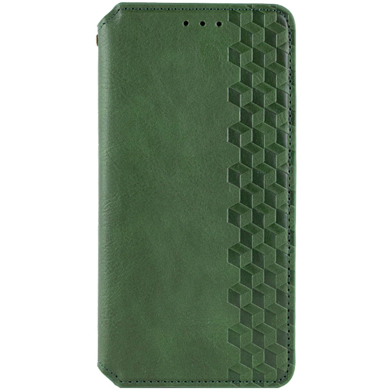 Шкіряний чохол-книжка GETMAN Cubic (PU) для Oppo A58 4G Зелений