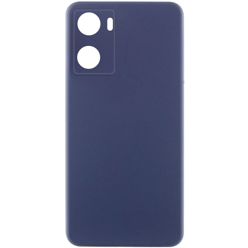 Чохол Silicone Cover Lakshmi Full Camera (AAA) для Oppo A57s / A77s Темно-синій / Midnight blue
