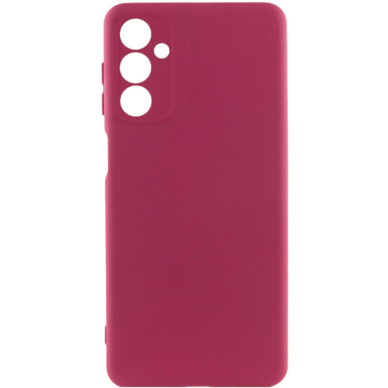 Чохол Silicone Cover Lakshmi Full Camera (A) для Samsung Galaxy A14 4G/5G Бордовий / Marsala