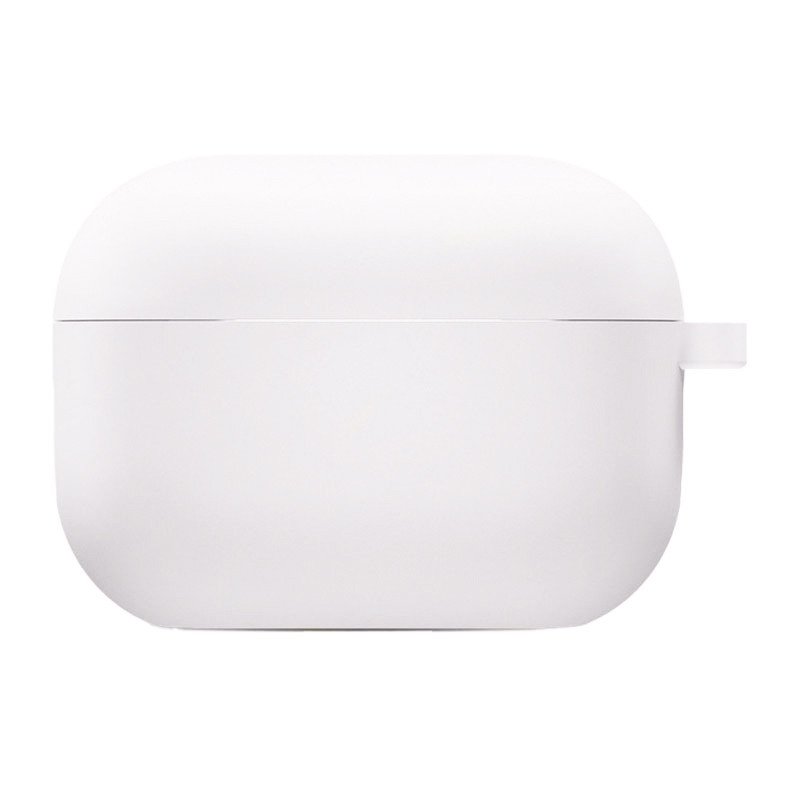 Силіконовий футляр з мікрофіброю для навушників Airpods Pro 2 / Pro Білий / White