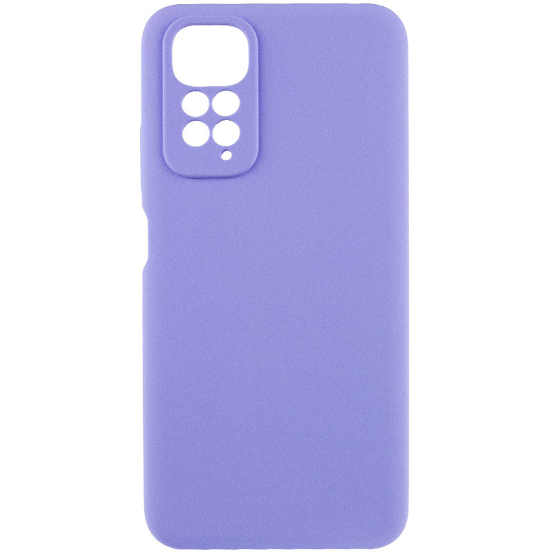 Чохол Silicone Cover Lakshmi Full Camera (AAA) для Xiaomi Redmi Note 11 (Global) / Note 11S Бузковий / Dasheen
