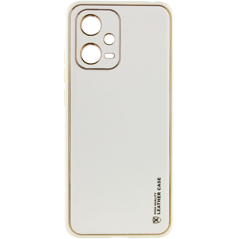 Шкіряний чохол Xshield для Xiaomi Poco X5 5G / Redmi Note 12 5G Білий / White