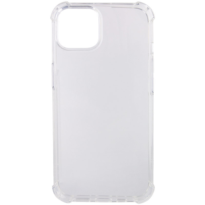TPU чохол GETMAN Ease logo посилені кути для Apple iPhone 15 Plus (6.7") Безбарвний (прозорий)