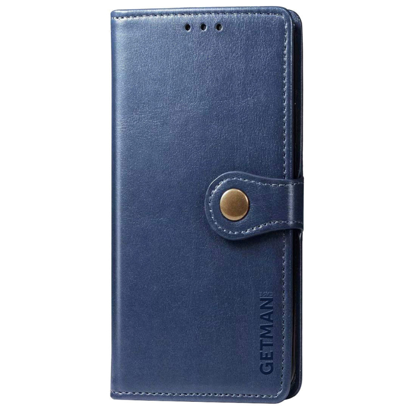 Шкіряний чохол-книжка GETMAN Gallant (PU) для TECNO Camon 19 Pro Синій