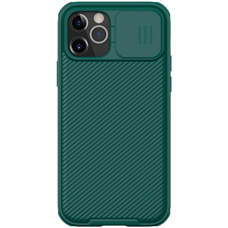 Карбонова накладка Nillkin CamShield Pro для Apple iPhone 14 Pro (6.1") Dark Green