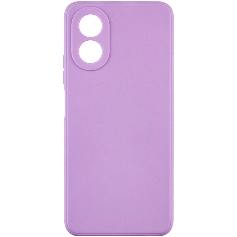 Силіконовий чохол Candy Full Camera для Oppo A78 4G Бузковий / Dasheen