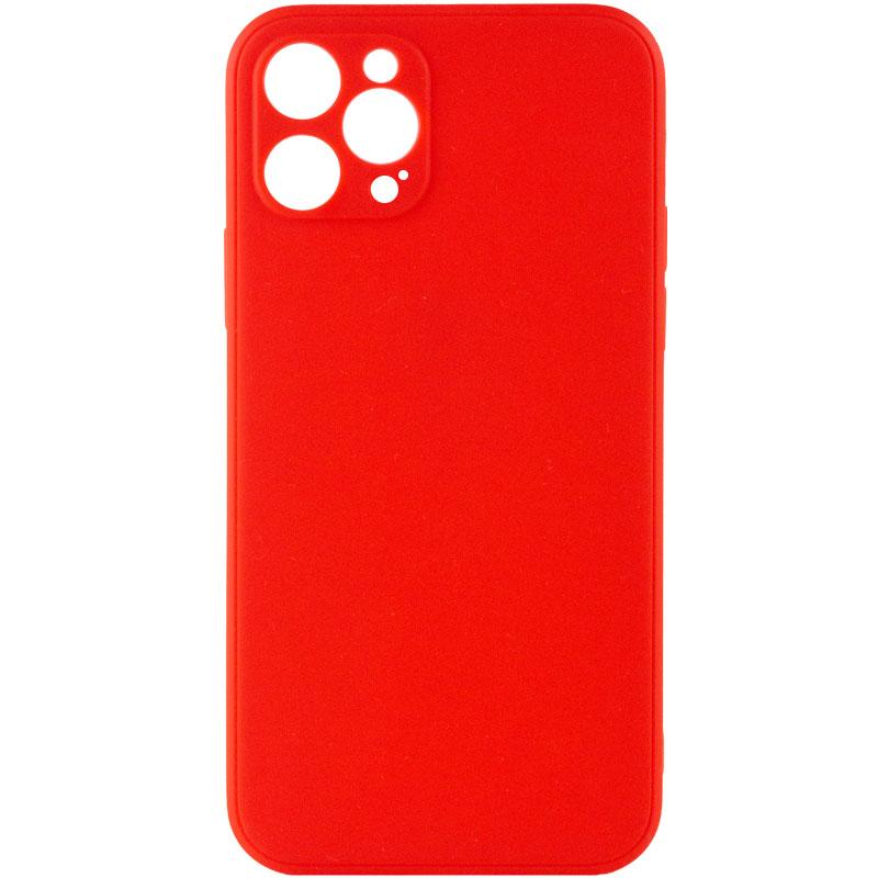 Силіконовий чохол Candy Full Camera для Apple iPhone 12 Pro Max (6.7") Червоний / Red
