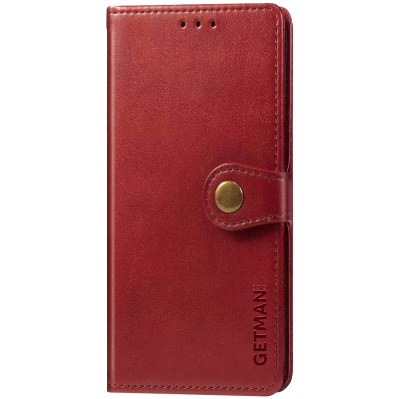 Шкіряний чохол-книжка GETMAN Gallant (PU) для Xiaomi 12T / 12T Pro Червоний