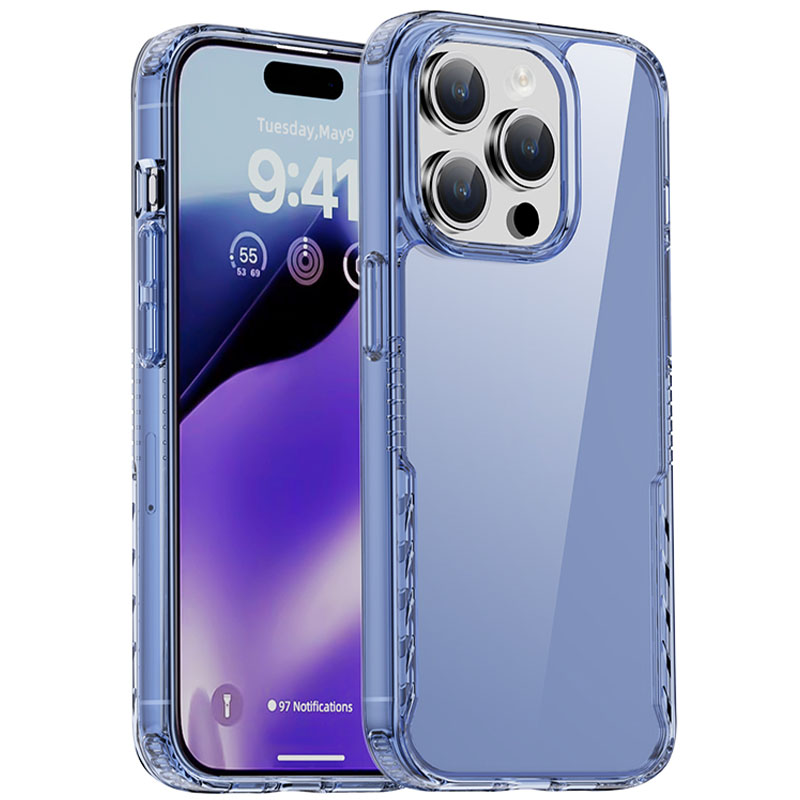 Чохол TPU+PC Multi-Color для Apple iPhone 15 Pro (6.1") Blue