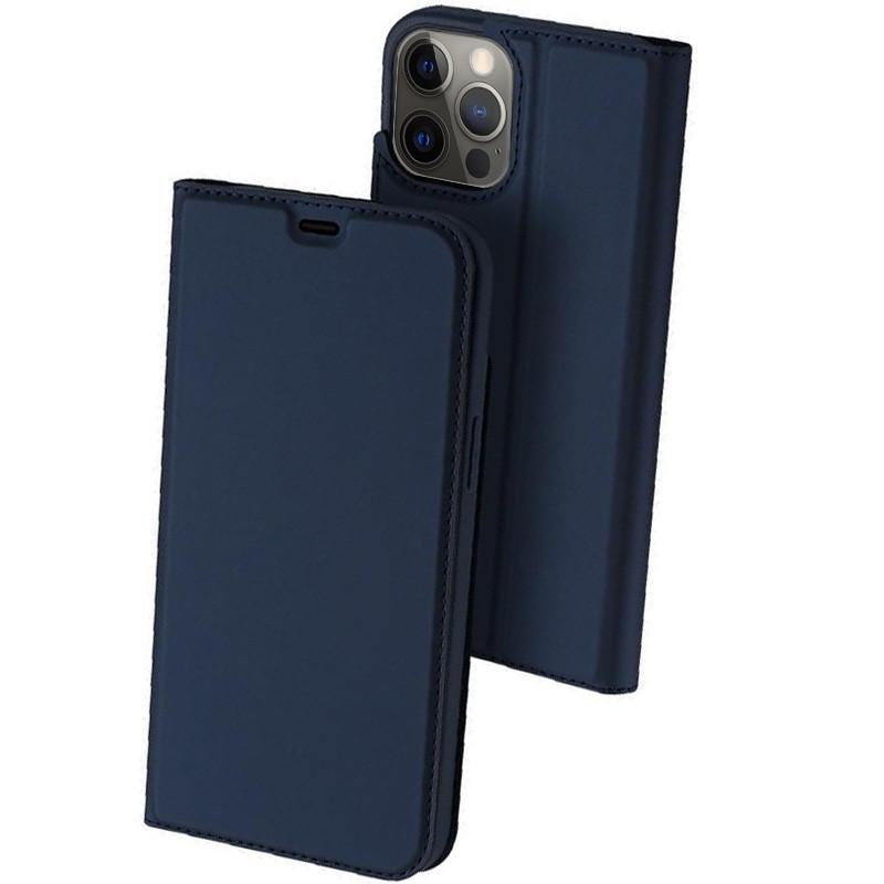 Чохол-книжка Dux Ducis з кишенею для візиток для Apple iPhone 13 Pro Max (6.7") Синій