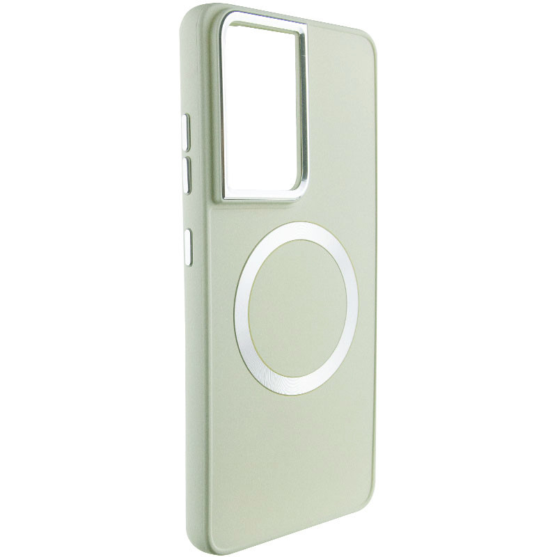 TPU чохол Bonbon Metal Style with Magnetic Fit для Samsung Galaxy S23 Ultra Білий / White