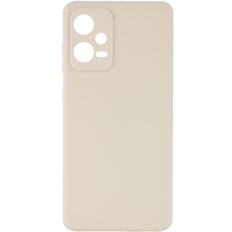 Силіконовий чохол Candy Full Camera для Xiaomi Poco X5 5G / Note 12 5G Бежевий / Antique White