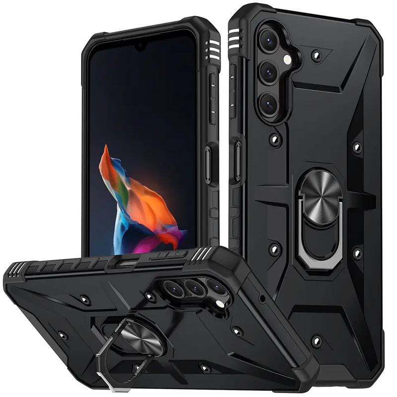 Ударостійкий чохол Pathfinder Ring для Samsung Galaxy A14 4G/5G Чорний / Black