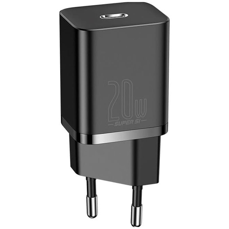 МЗП Baseus Super Si Quick Charger PD20W (1USB-C) (CCSUP-B) Чорний