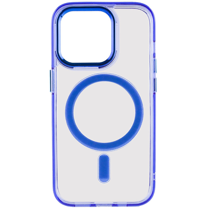 Чохол TPU Iris with Magnetic Fit для Apple iPhone 13 Pro Max (6.7") Синій