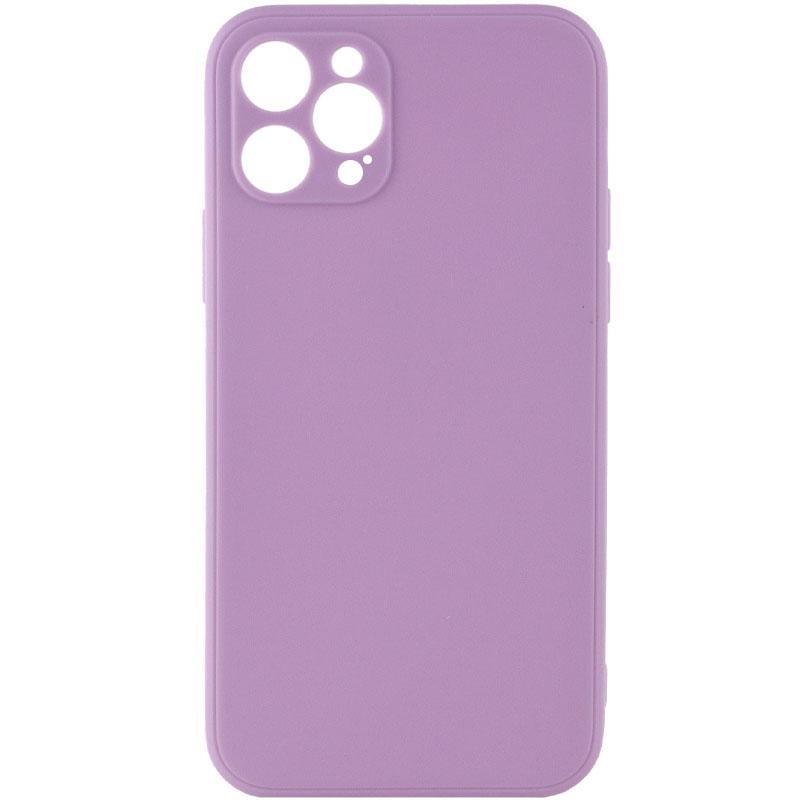 Силіконовий чохол Candy Full Camera для Apple iPhone 12 Pro (6.1") Сливовий / Purple
