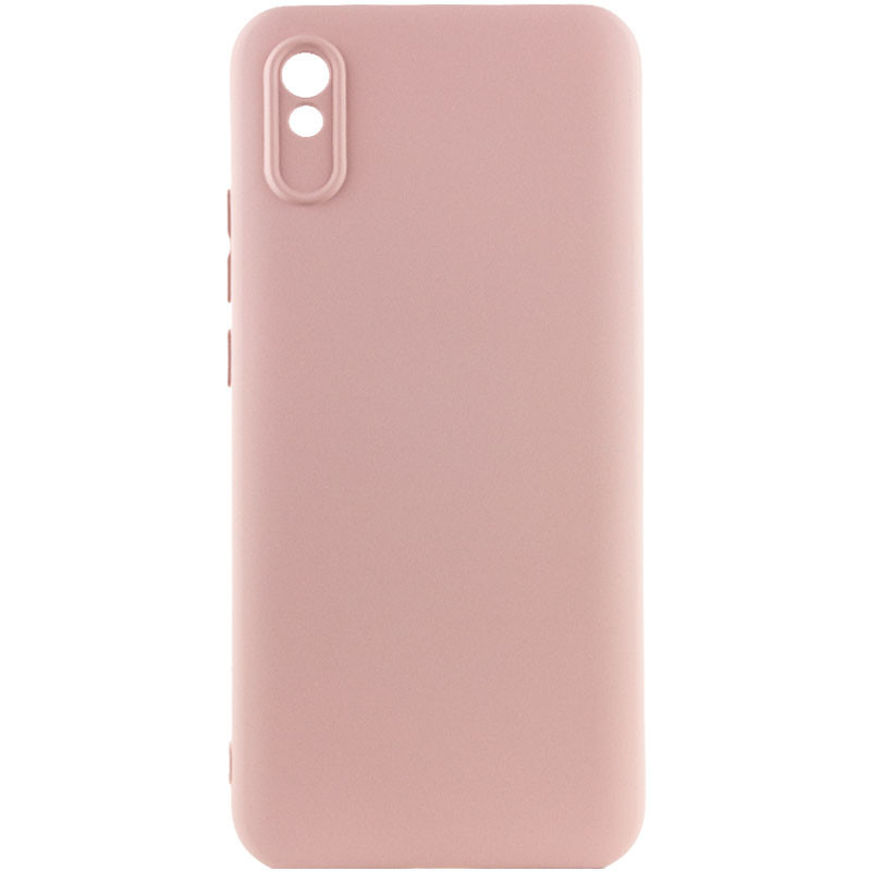 Чохол Silicone Cover Lakshmi Full Camera (AAA) для Xiaomi Redmi 9A Рожевий / Pink Sand