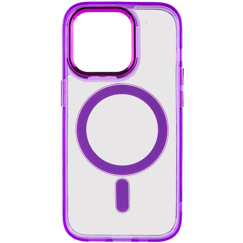 Чохол TPU Iris with Magnetic Fit для Apple iPhone 13 Pro (6.1") Фіолетовий